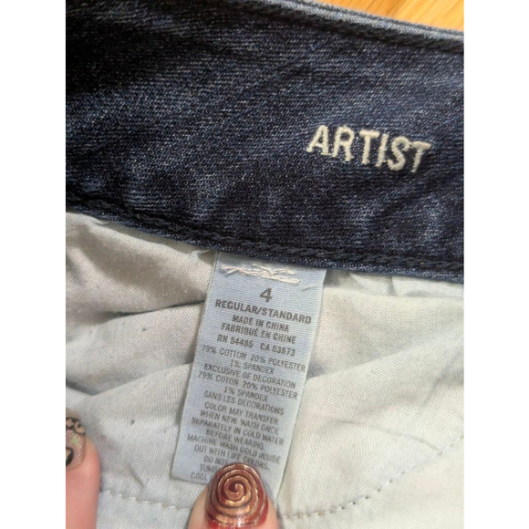 American Eagle Artist Super Stretch Flare Jeans Size 4 - Picture 7 of 11